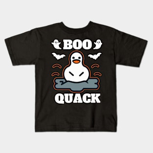 Halloween Ducky Boo Quacks Kids T-Shirt